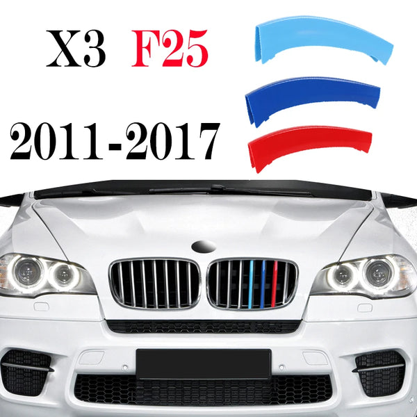 Bande de garniture de calandre de voiture, BMW bronchX2 bery tage X5 X6 X7 E84 F48 F49 F39 E83 F25 G01 F26 G02 E70 F15 E53 G0