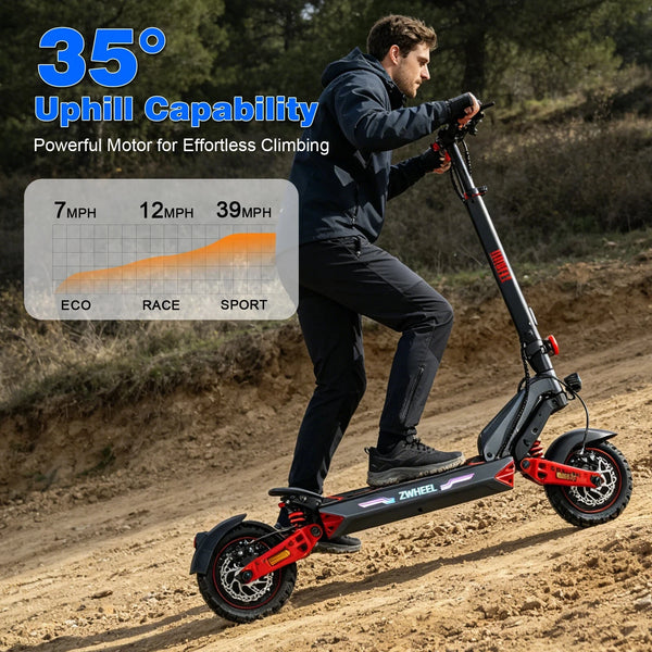 Trottinette électrique X5 à deux moteurs, 48 V — vue 4