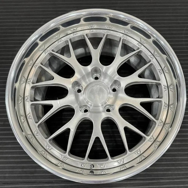 Jantes en alliage forgé sur mesure, noires, 19-22 pouces, jantes en alliage à rayons multiples pour Audi, Genesis, Volkswagen