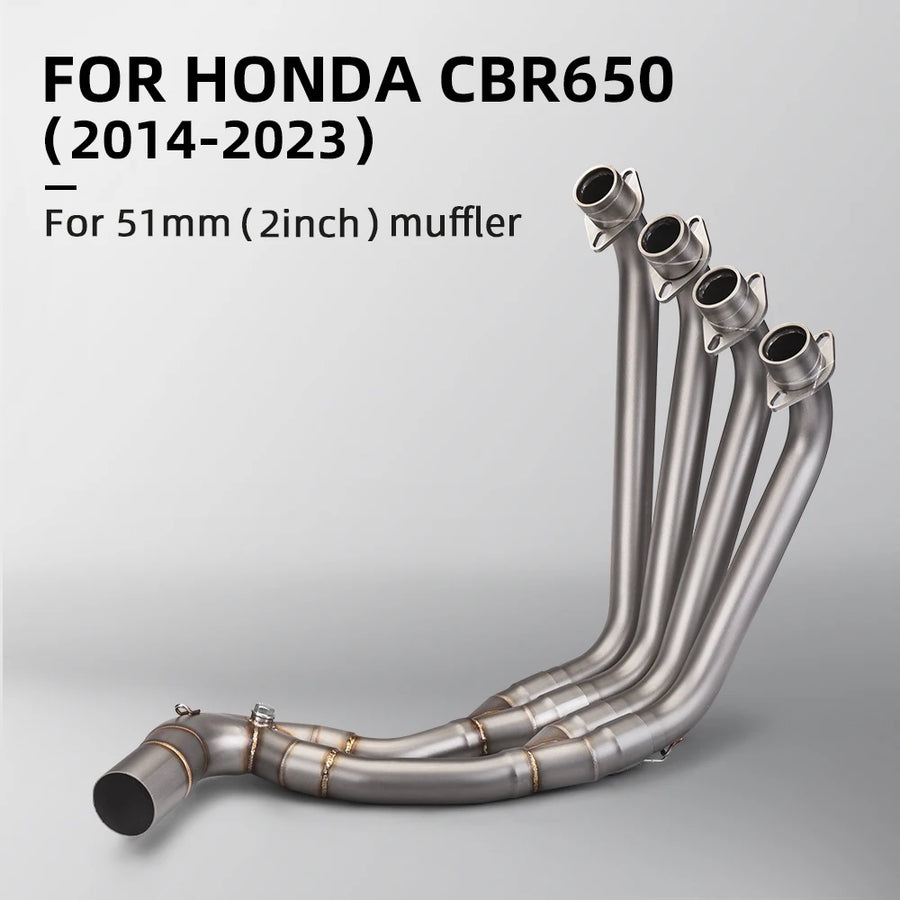 Tuyau de liaison avant modifié pour moto, système d'accès à enfiler, évasion de tuyau, CBR650R, CB650F, CB650R, CBR650F - OUR