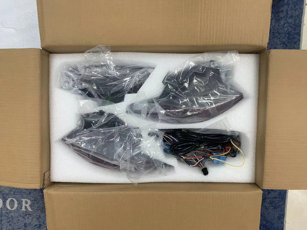 1 paire de feux arrière LED complets pour VW Golf 8 MK8 hayon 2021-2023, feu arrière dynamique séquentiel, clignotant ambre, 