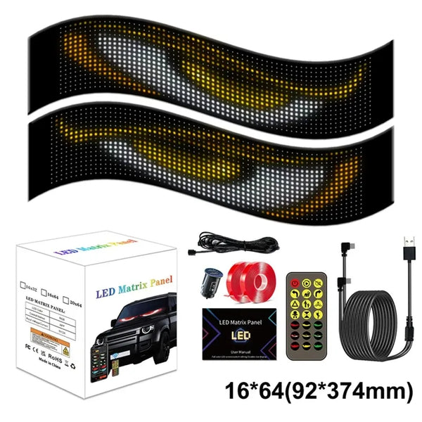 Panneau LED Devil Eyes Programmable – Bluetooth & Effet Défilant – Version 2 — OURANE