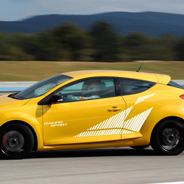 Kit Stickers Vinyle Capot & Portières – Renault Mégane RS