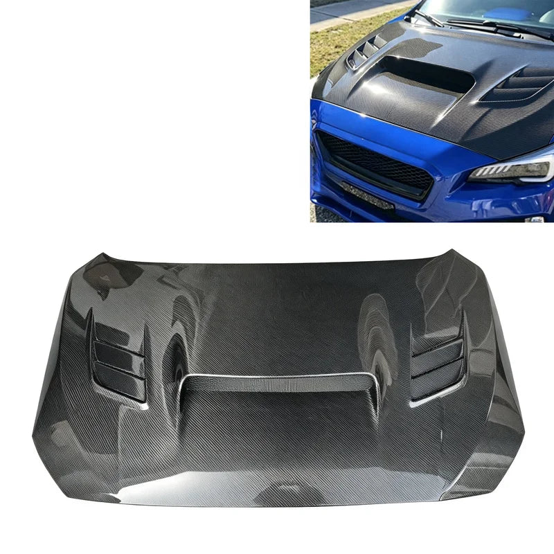 Kit carrosserie de remplacement en fibre de carbone avec capot ventilé pour Subaru WRX STI VA 2015-2021 (VAB, VAF)