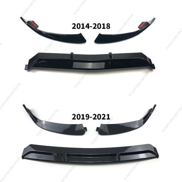 Style BRABOS pour Mercedes Benz C W205 2014-2021, protection de pare-chocs avant aspect fibre de carbone, type C180 C200 C260
