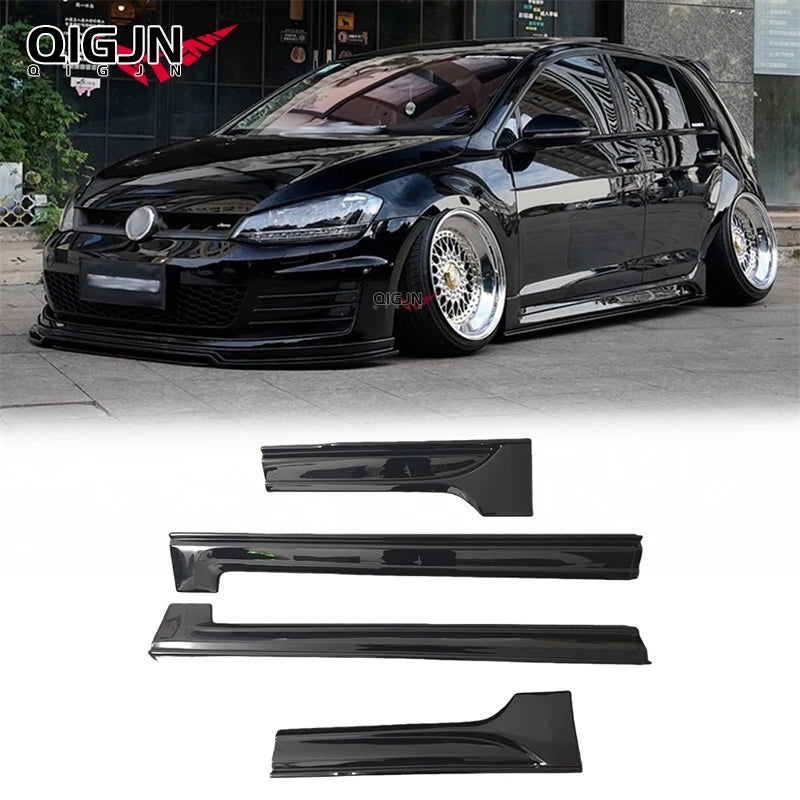 Jupes latérales fendues style Aspec pour Volkswagen Golf MK7 TSI, TDI, GTI, GTD et R-Line