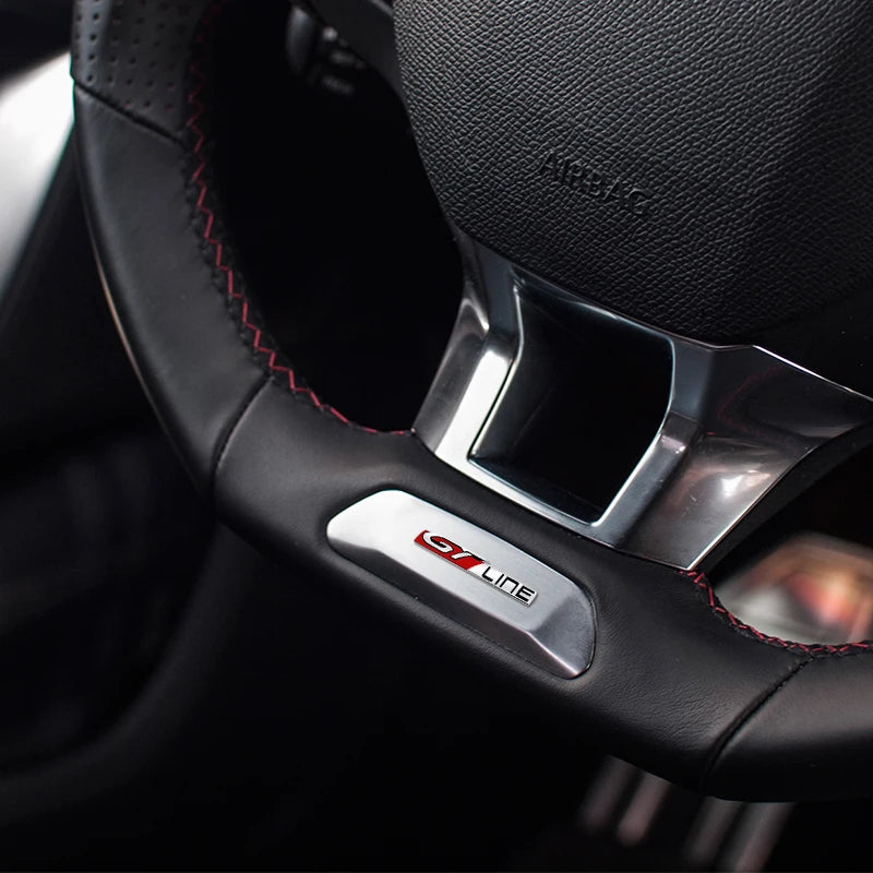 Emblème Métal 3D GT Line pour Peugeot – Volant et Console – Carrosserie & style | OURANE.COM