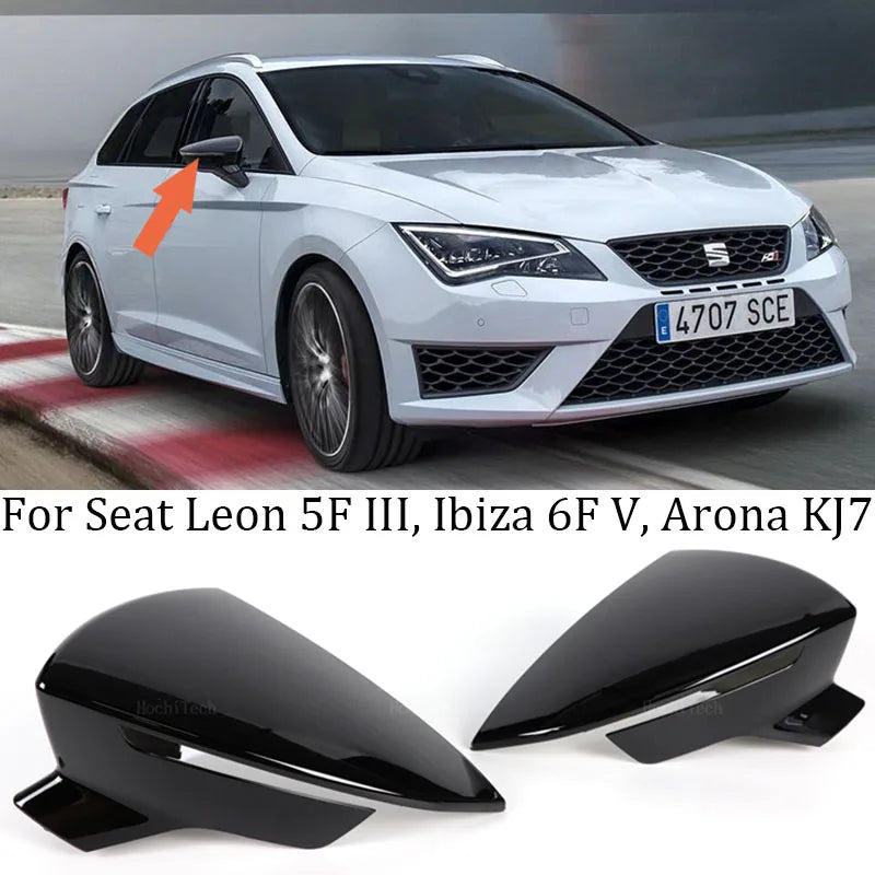 Coques de rétroviseurs Seat Leon, Ibiza et Arona