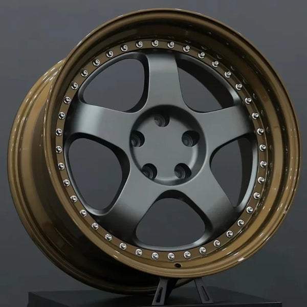 Jantes en alliage forgé concaves 2 pièces 19-23 pouces multi PCD, pièces automobiles, moyeu personnalisé pour voiture sport m