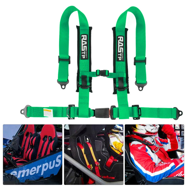 ZSRacing 2 "quatre points à dégagement rapide boulon montage course ceinture de sécurité sangle de haute qualité en Nylon épo