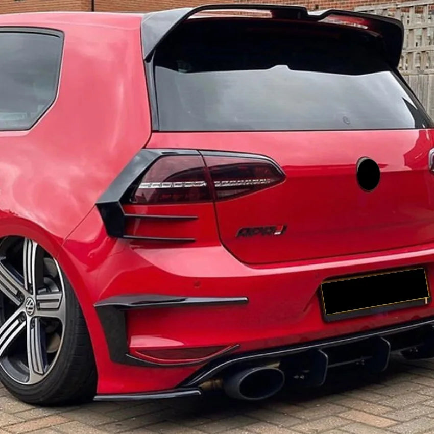 Ailerons & Habillages Feux Arrière Golf 7/7.5 – GTI, R, GTD 2012–2020 – Ourane