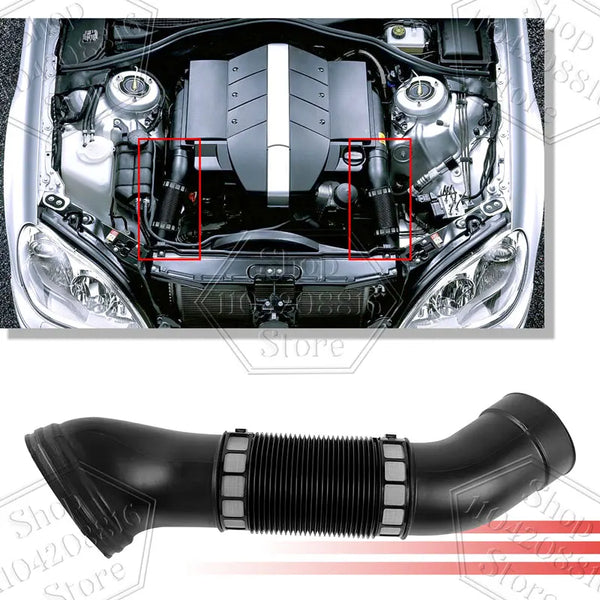 Conduit d'admission d'air de voiture gauche / droite Tuyau OE:1120943682 1120943782 Haute qualité pour Mercedes W220 S280 S32