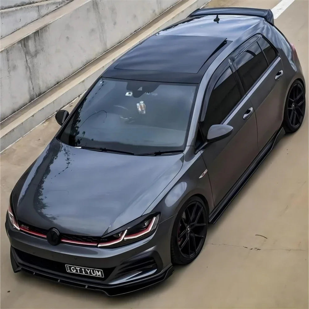 Lame Avant Noire Style Maxton pour Golf 7/7.5 GTI, GTD et R – Carrosserie & style | OURANE.COM