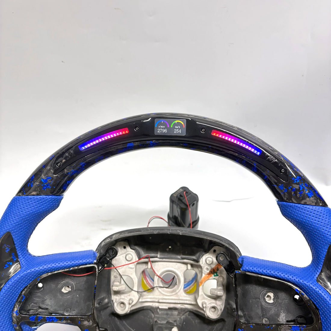 Volant en fibre de carbone et cuir sur mesure pour Dodge Charger, Challenger, Durango et Jeep Grand Cherokee SRT 2015-2024