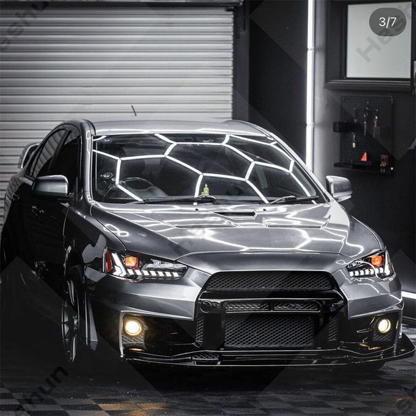 Paire de phares LED projecteur pour Mitsubishi Lancer EVO X 10e génération 2008-2020, animation dynamique