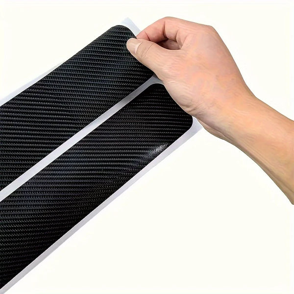 Film de décoration de moto en vinyle de Fiber de carbone, accessoires mats, autocollant noir brillant 3D 4D 5D 6D, couverture