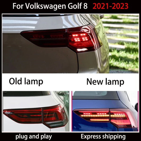 Feux arrière LED complets pour Volkswagen Golf 8 (2021-2023)