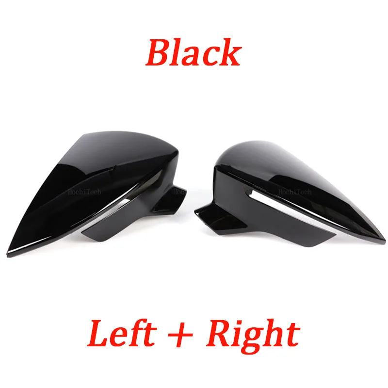 Noir pour Seat Leon 5F MK3 ST Cupra 2013-2020 Ibiza MK5 Arona 2017-2018 accessoires de couverture de rétroviseur latéral de voiture