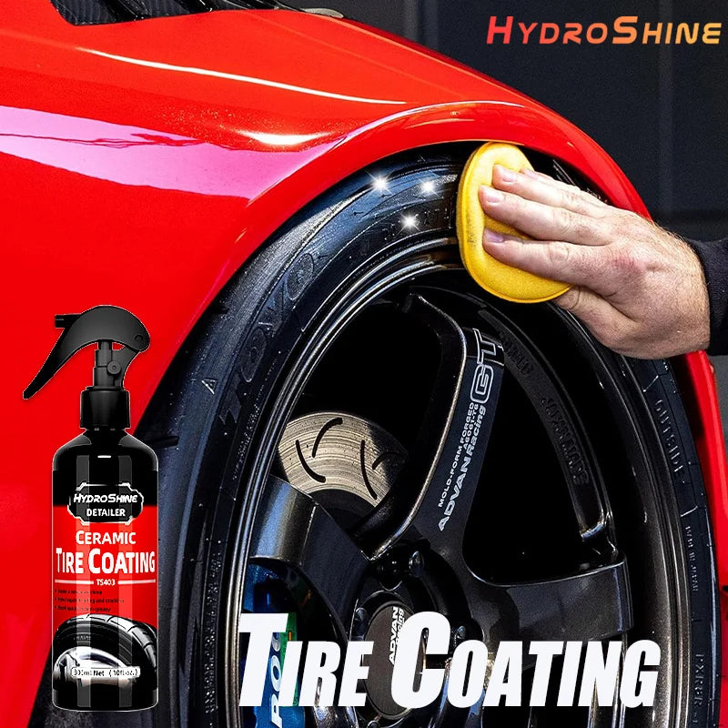 Spray Céramique Hydrophobe Brillant pour Pneus et Plastiques – Roues & freinage | OURANE.COM