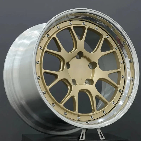 Jantes en alliage forgé concaves 2 pièces 19-23 pouces multi PCD, pièces automobiles, moyeu personnalisé pour voiture sport m