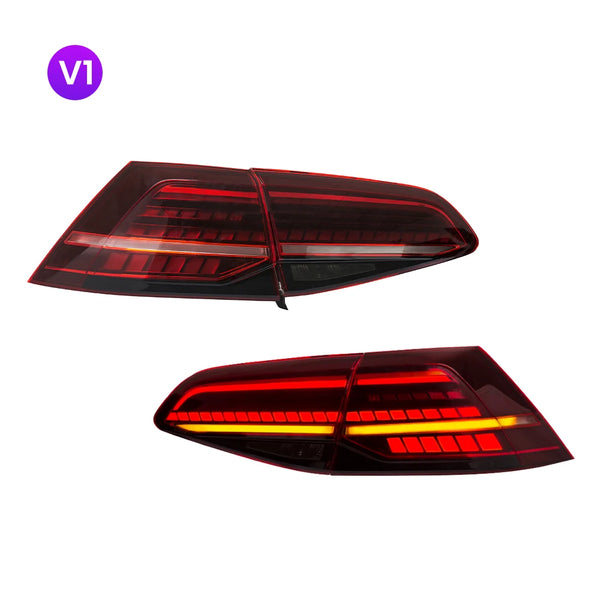 Paire de Feux Arrière LED Séquentiels – VW Golf 7 & 7.5 (2013-2020)